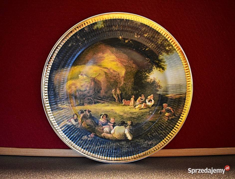 Pora żniw ozdobny talerz porcelanowy Chełmno