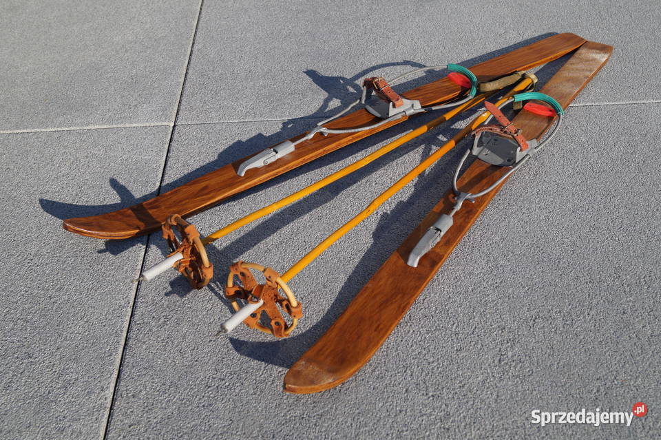 Stare narty dziecięce 100 kijki Pruchnik sprzedam