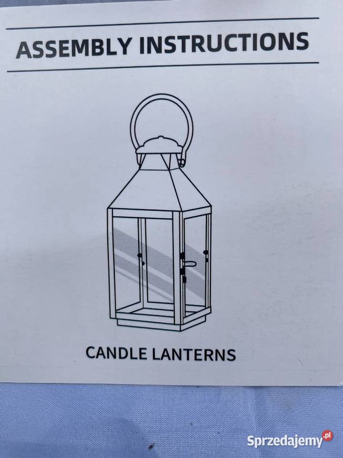 Lampa latarnia stal 38 wysoka do ogrodu łódzkie Łódź sprzedam