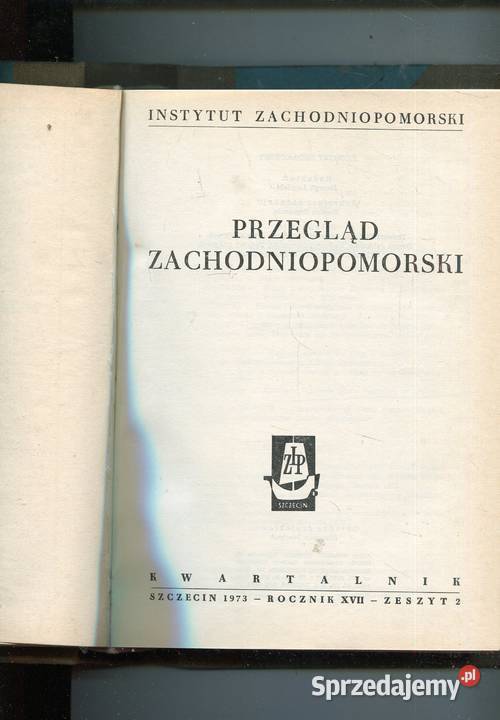 Przegląd Zachodniopomorski 1973 14 Komplet Szczecin