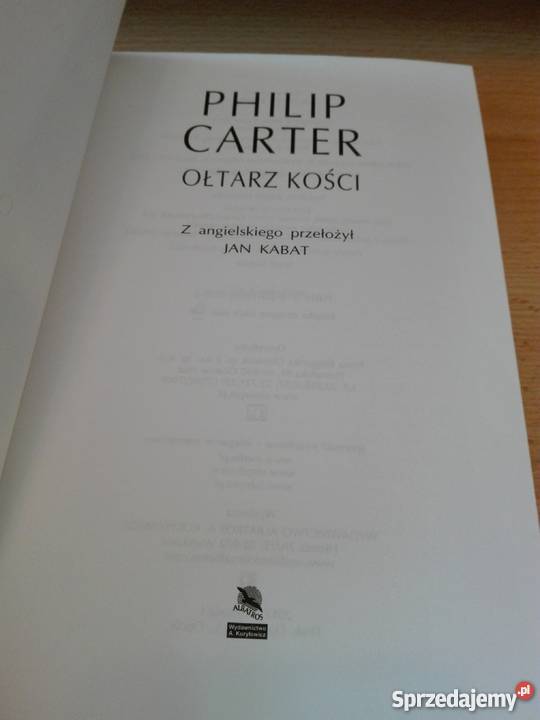 Ołtarz kości Philip Carter Gdańsk sprzedam