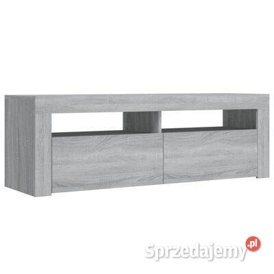 vidaXL Szafka pod TV z LED szary dąb sonoma Meble Warszawa