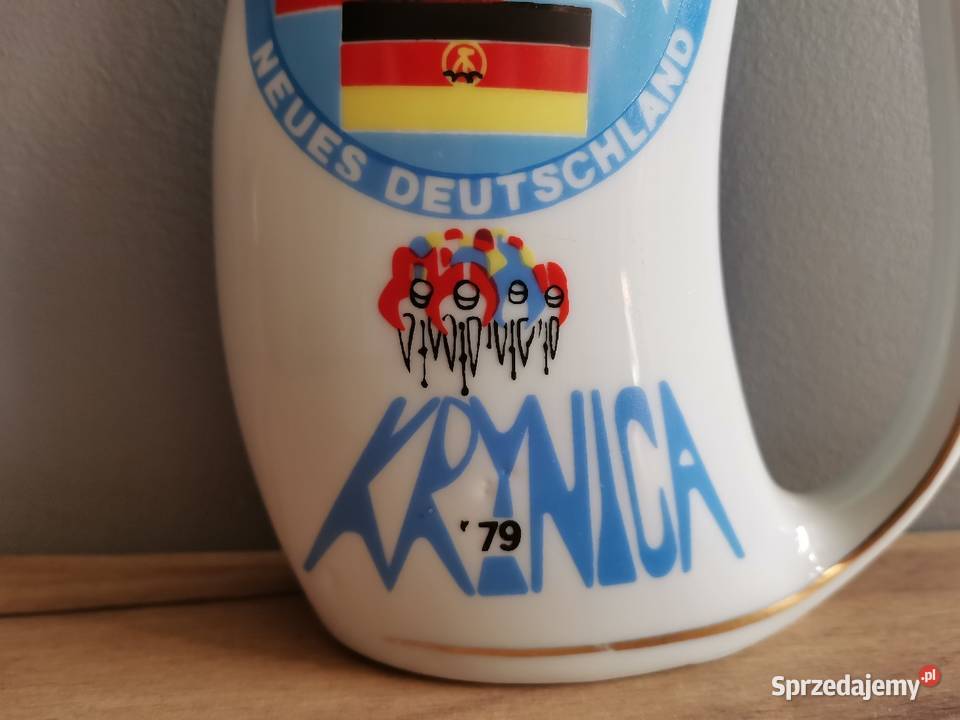 Stara pijałka porcelana Ćmielów Wyścig Pokoju Katowice