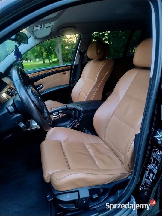 BMW 525d E61 LCi 2007r Touring Schwarz 2 30d czujnik zmierzchu Pyrzyce