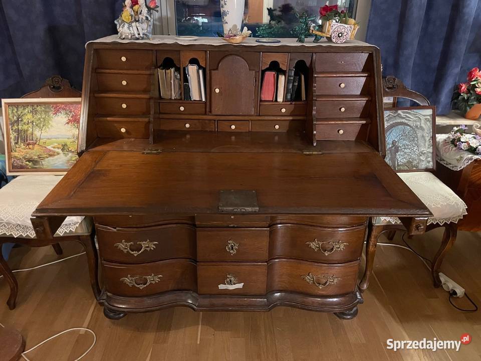 piekny sekretarzyk z 1850