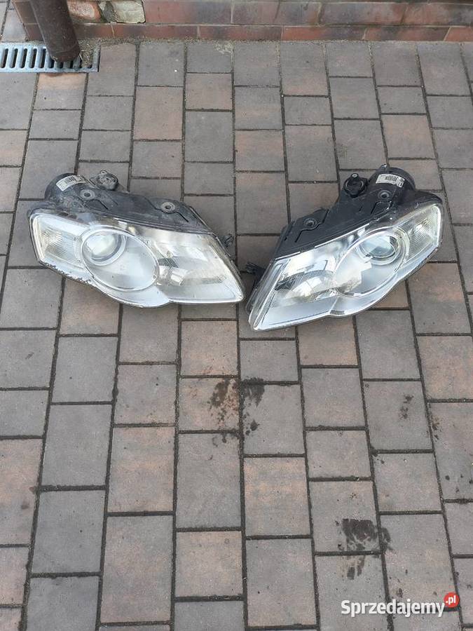Reflektory lampy lewa i prawa przednie VW Passat Chodybki