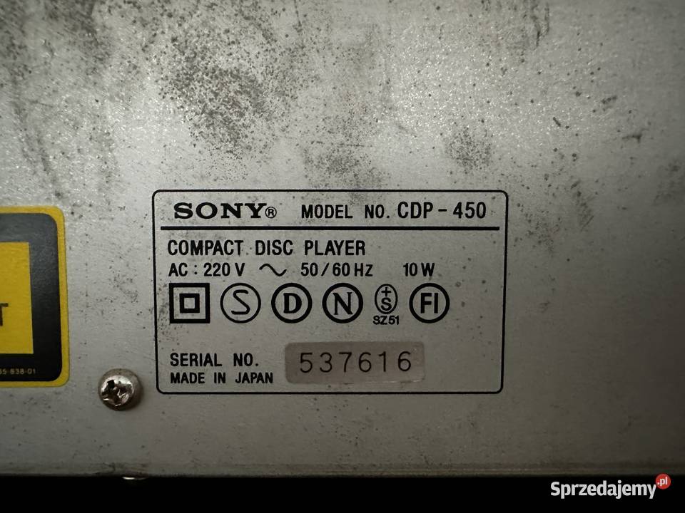 SONY CDP450 Pilot Instrukcja 100 sprawny Gołąb sprzedam