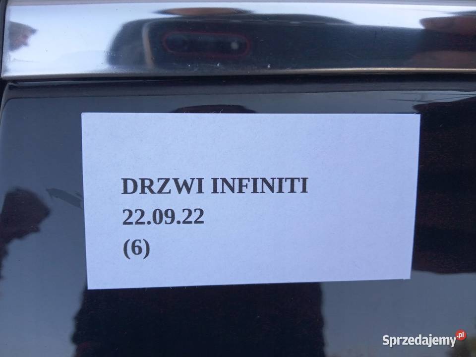 SZYBA BOCZNA DRZWI LEWY TYŁ INFINITI QX70 FX30d Nowy Tomyśl