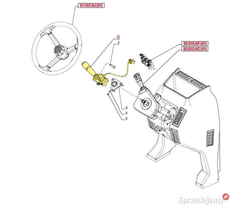 Przełącznik wielofunkcyjny CNH 87733123 nieuszkodzony Białystok