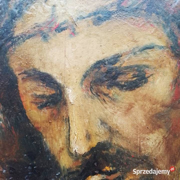 Stary Obraz olejny ręcznie malowany Obrazki i obrazy Dzierżoniów