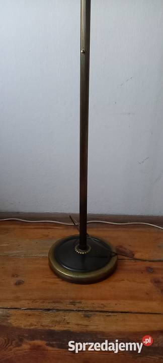 Secesyjna lampa z ruchomym ramieniem porcelanowy Skierniewice