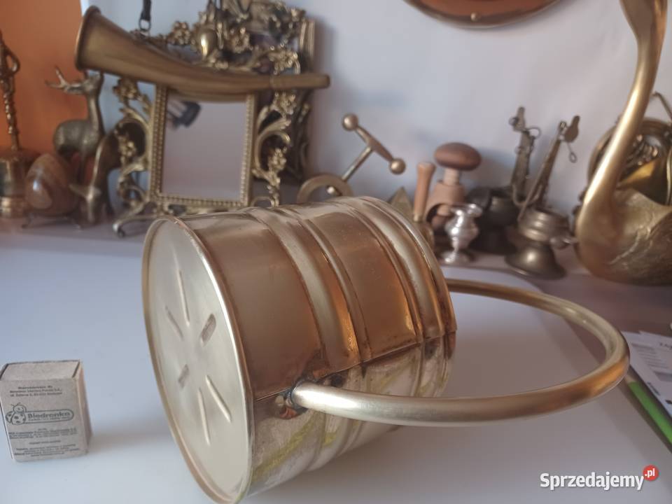 Duża mosiężna konewka 15 l wielkopolskie Poznań