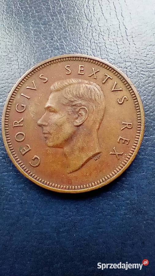 Stare monety 1 cent 1952 Afryka Południowa Lesko sprzedam