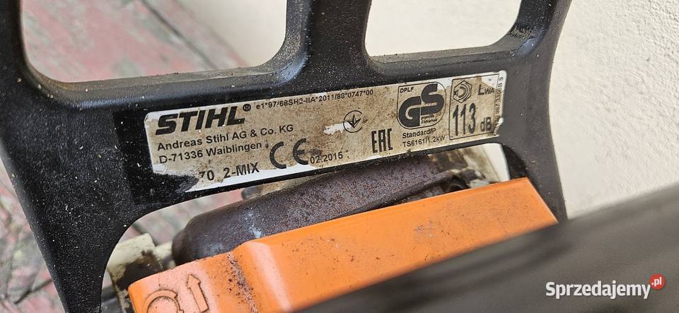 Stihl Ms180 uszkodzona piła spalinowa pilarka Wieluń