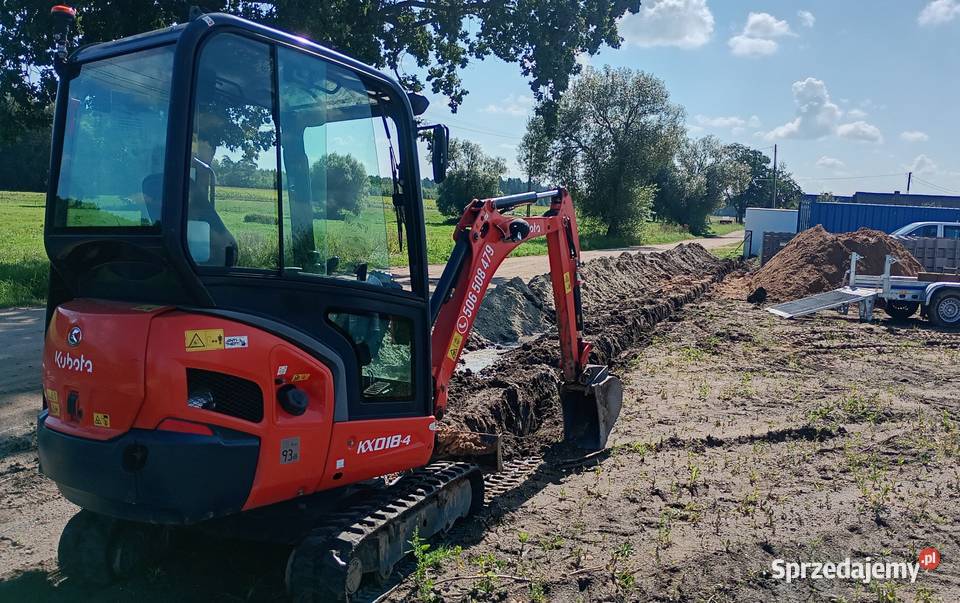 Usługi Minikoparką Wiertnicą Montaż Ogrodzeń Wykopy, roboty ziemne Ruciane-Nida