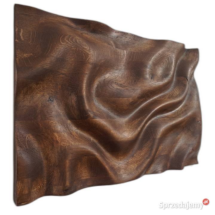 Fala Drewniana Abstrakcja 3D Malechowo