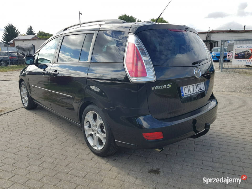Mazda 5 20 Benzyna 7 Osobowy Klimatronik Skóry komputer pokładowy