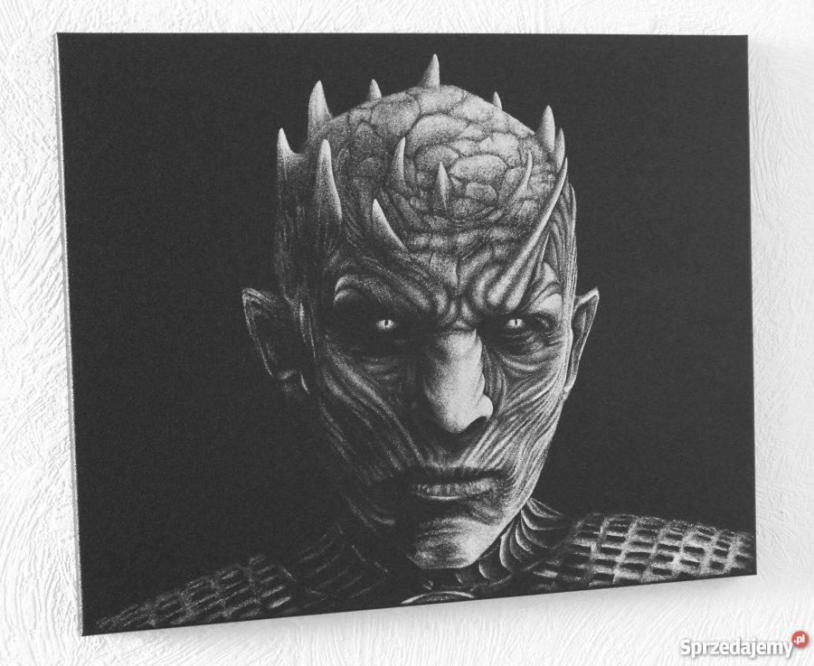 Obraz ręcznie grawerowany White Walker Gra o Sandomierz sprzedam