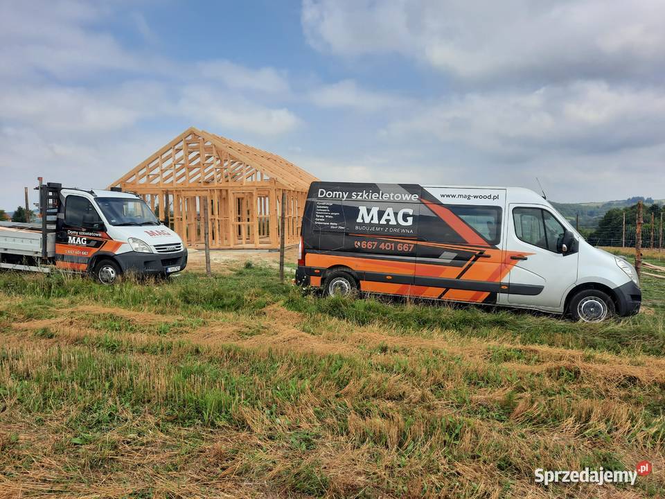 Domy szkieletowe drewniane 35 m2 70 m2 Dowolny Janów Lubelski