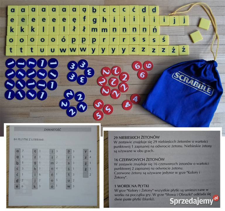 SCRABBLE Junior Mattel gra planszowa dwie gry w Mattel Warszawa