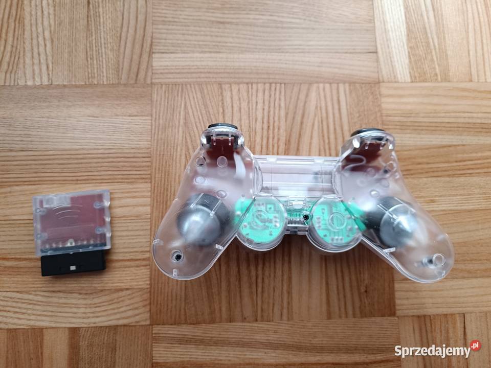 Pad bezprzewodowy PlayStation 2 2 przeźroczysty Sony Playstation 2 mazowieckie Pruszków