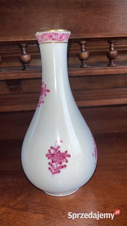 Wazon Herend Biała porcelana z dekorami w Gdańsk