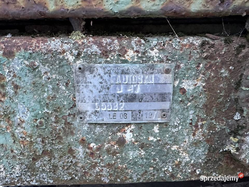 Przyczepa wywrotka autosan d47 2 Sejny sprzedam