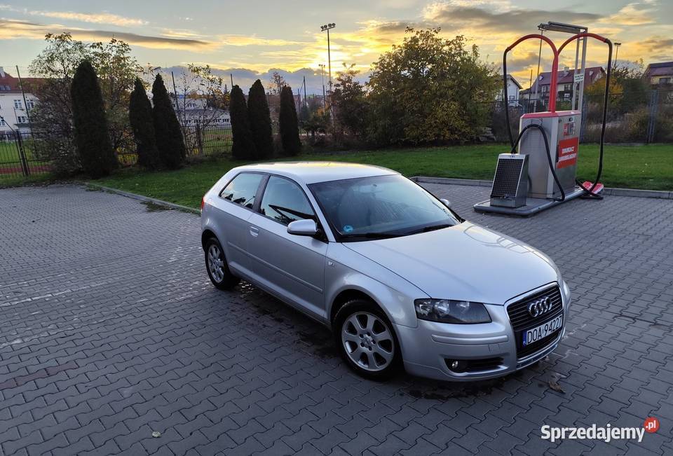 Audi A3 19 Tdi 105 3 drzwiowe srebrny metalik dolnośląskie Oława