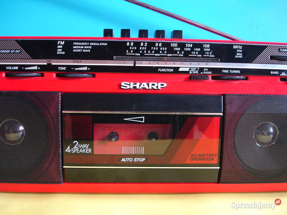 Radiomagnetofon SHARP QT247Y Zielona Góra