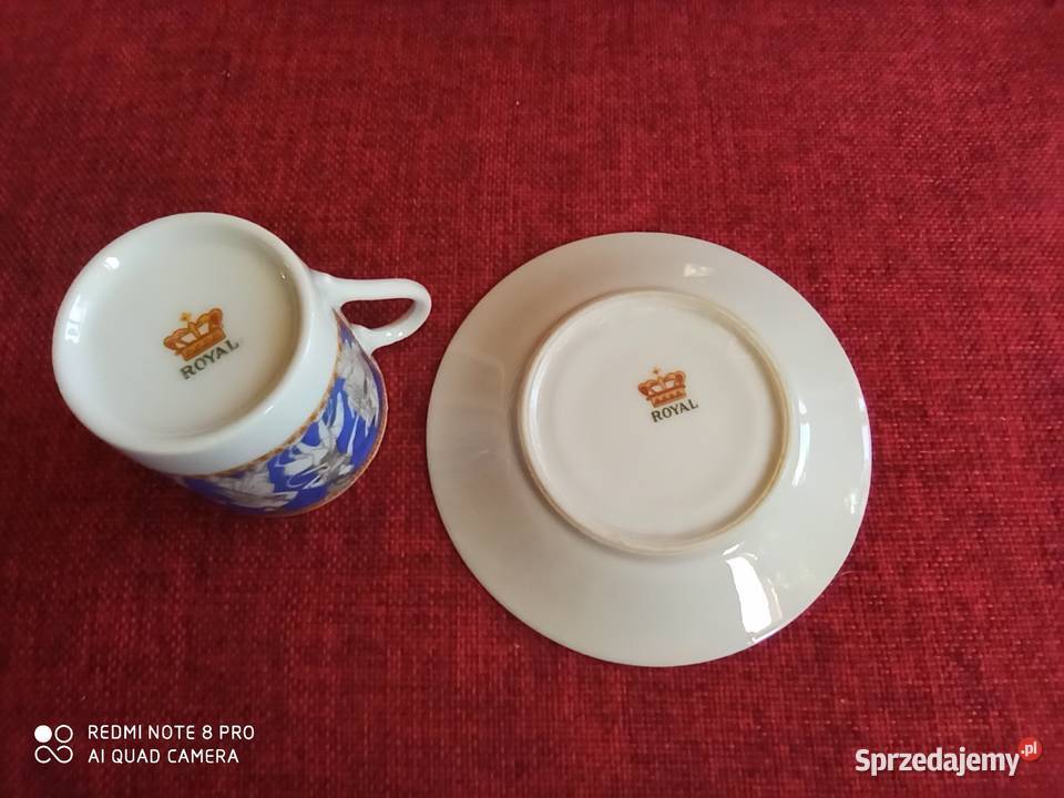 Filiżanka do mocci Royal Sceny antyczne Sygn Gdańsk