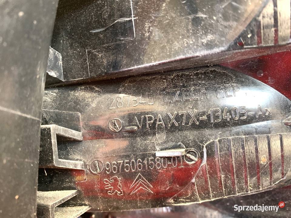 LAMPA LEWY TYŁ CITROEN C5 III 9675061580 Lampy tylne podkarpackie