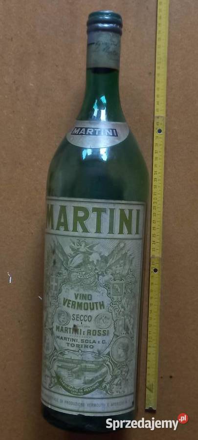 MARTINI Butelka reklamowa z PRL UNIKAT Kościan