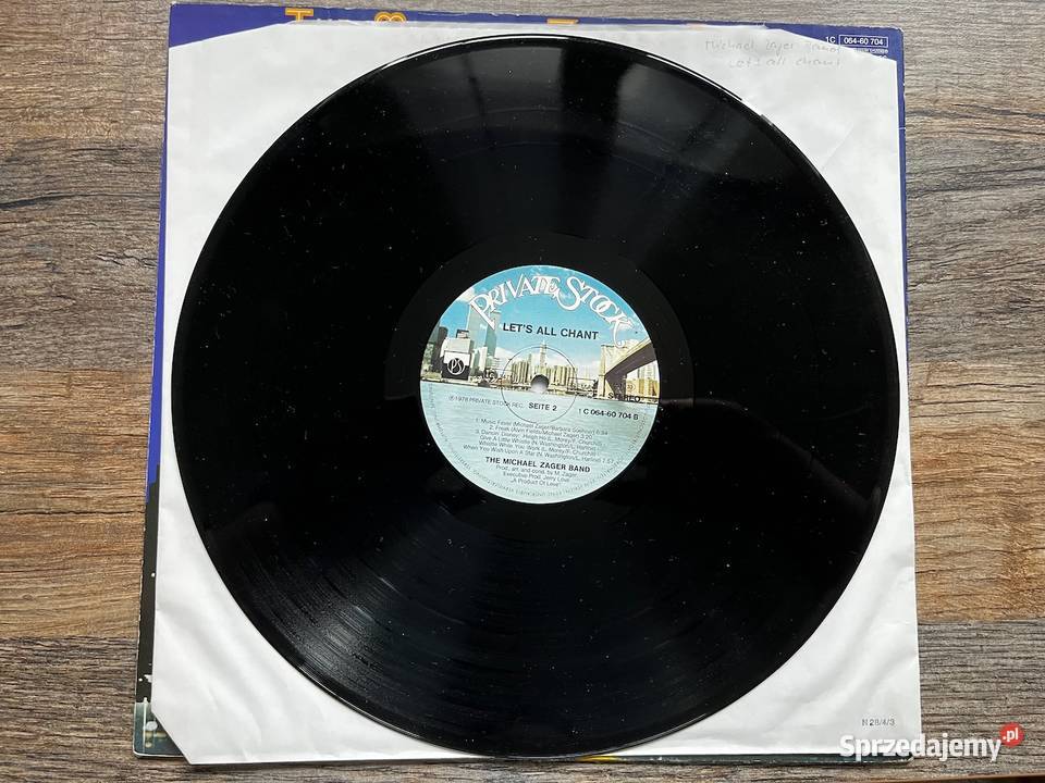The Michael Zager Band Lets All Chant 1978 Winyl