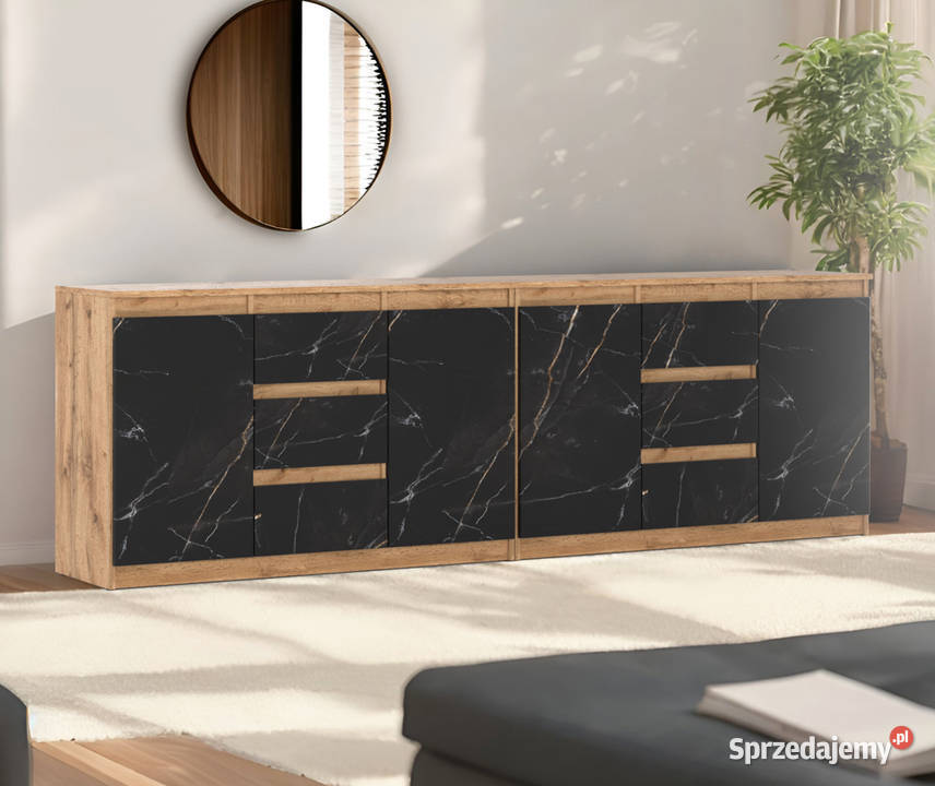 Komoda Do Salonu Szafka Nowoczesna 240 Dąb Wotan Elbląg