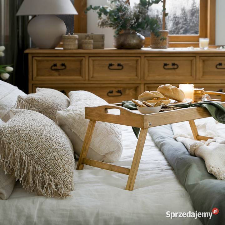 Drewniana taca śniadaniowa rozkładana COS 14 Maków Podhalański