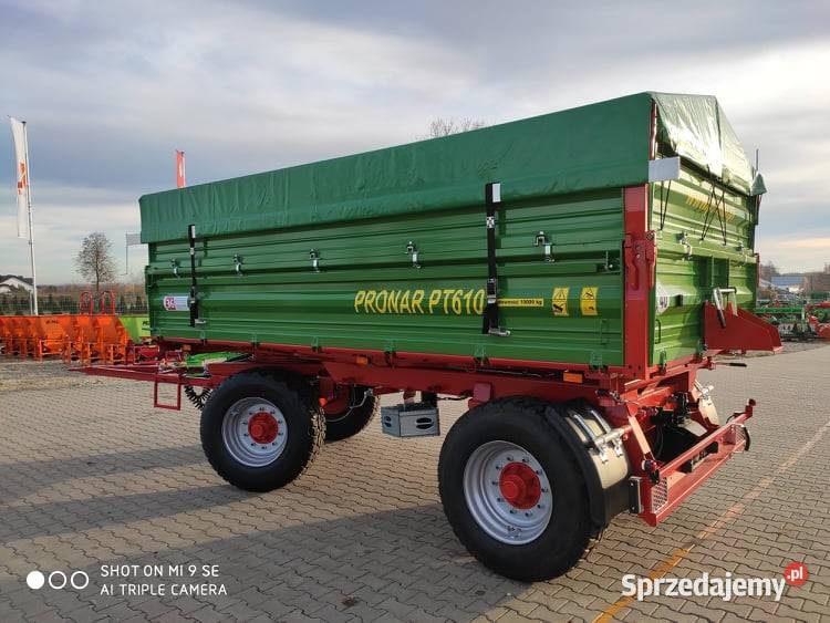 Przyczepa rolnicza Pronar PT610 10T paletowa łódzkie Sulejów