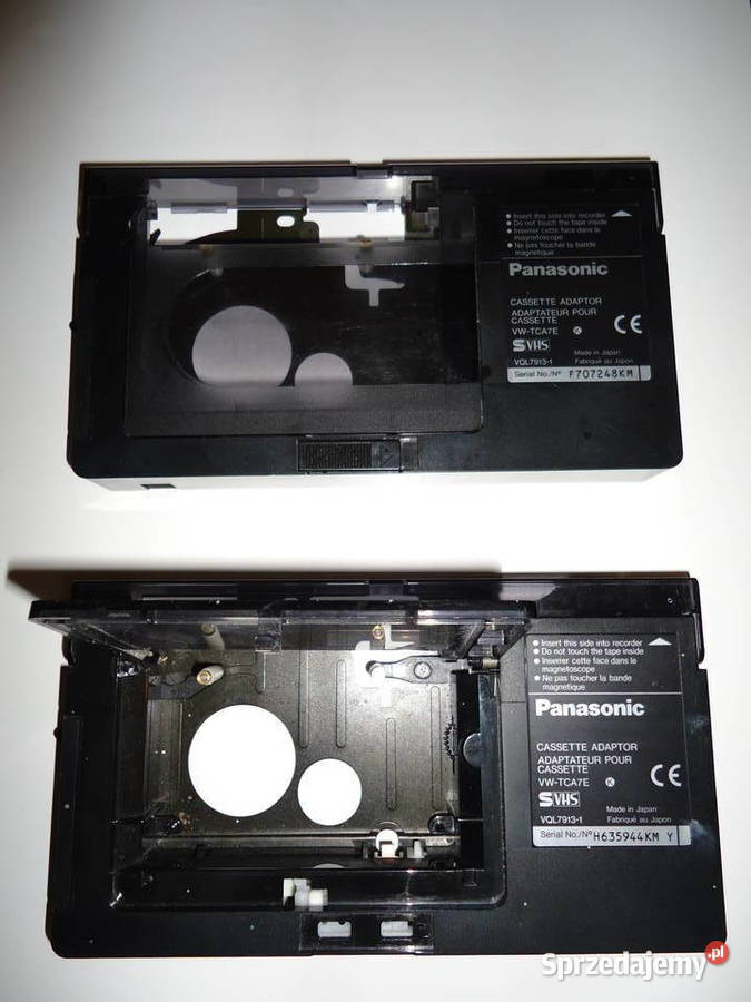 Dwa Adaptery Panasonic VHSC VHS Kaseta Matka śląskie Piekary Śląskie