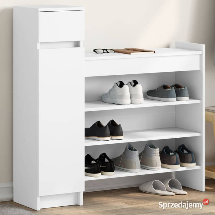 Szafka na buty biała 1005x28x100 materiał Warszawa
