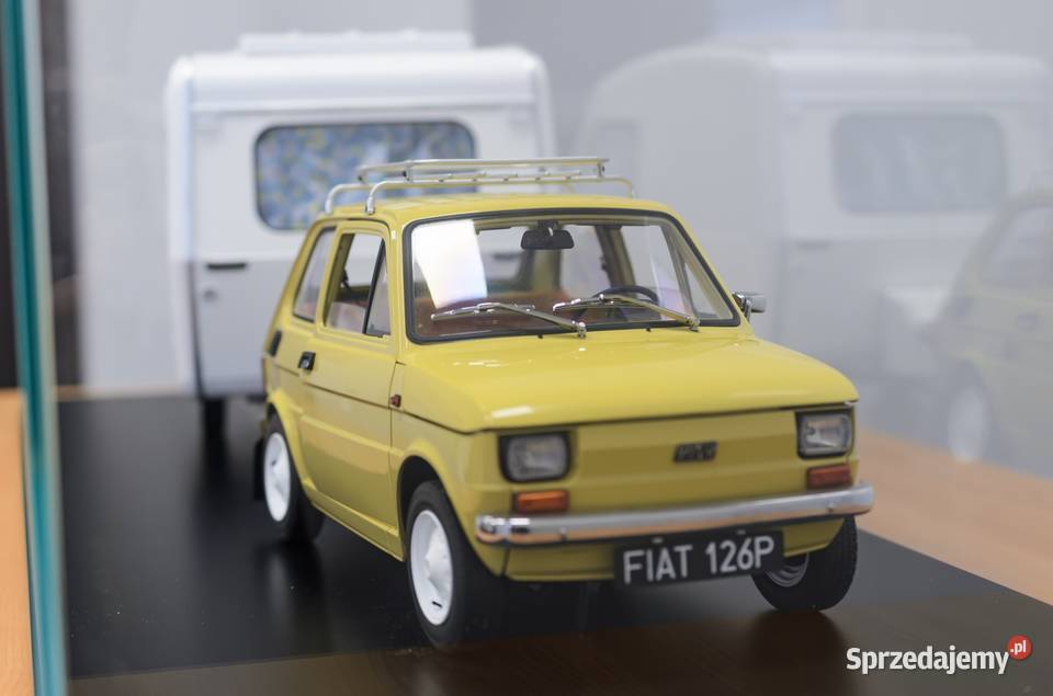 Model DEAGOSTINI Fiat 126p przyczepa Niewiadów wielkopolskie Przeźmierowo