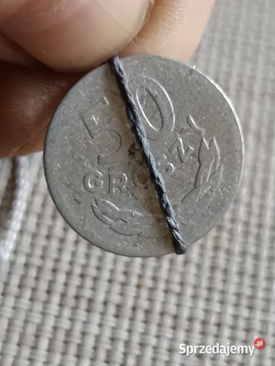 Sprzedam monete 50 gr 1949 r mala skretka nnn Chełm