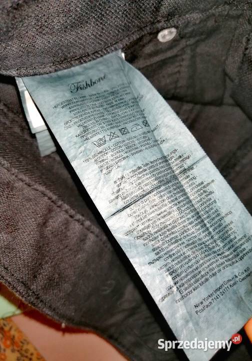 YORkER krótkie czarne dżinsowe spodenki szorty Rozmiar 34(XS) Leszno
