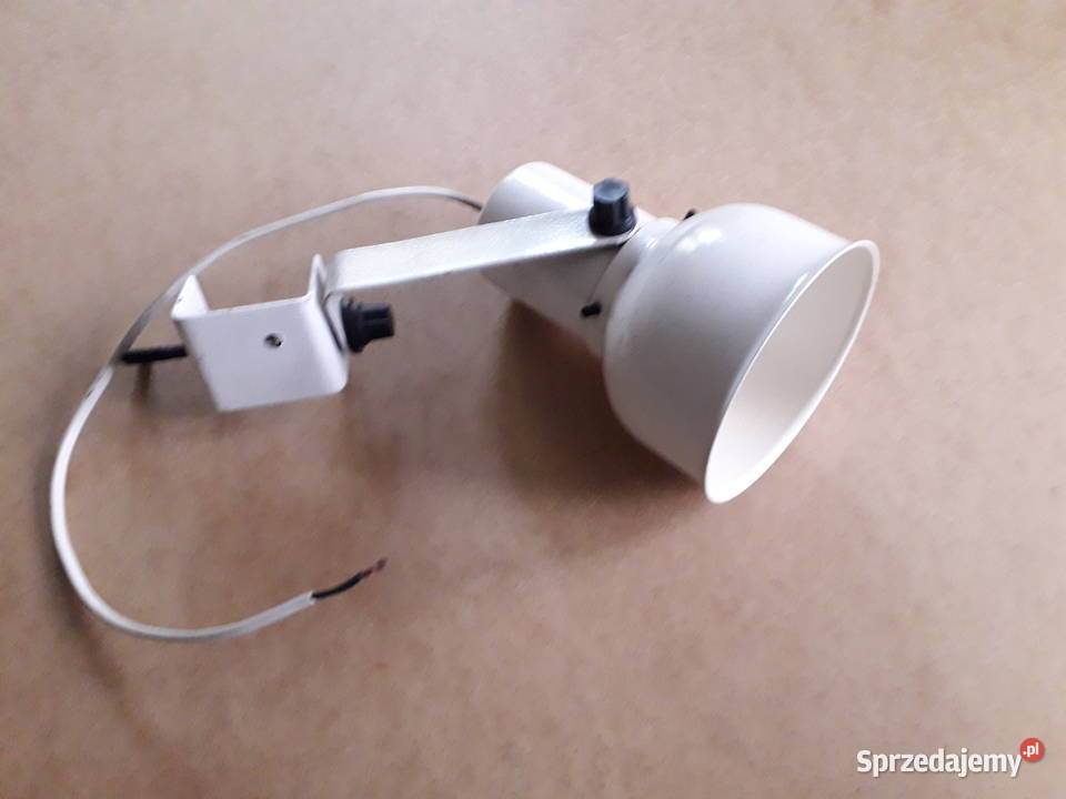 Reflektorek blaszany biały ruchomy uchwyt Kraków sprzedam