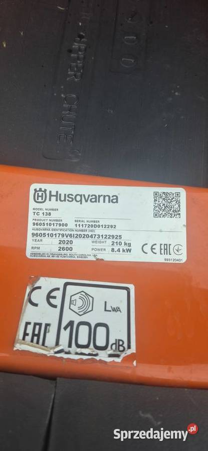 Traktorek kosiarka Husqvarna tc138 Sprawna podkarpackie Wola Michowa sprzedam