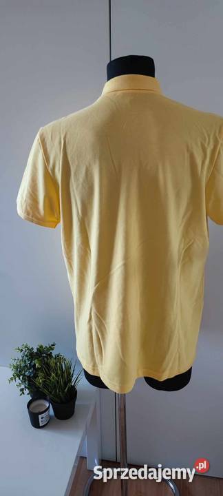 Żółta koszulka polo Moncler w rozmiarze XL mazowieckie