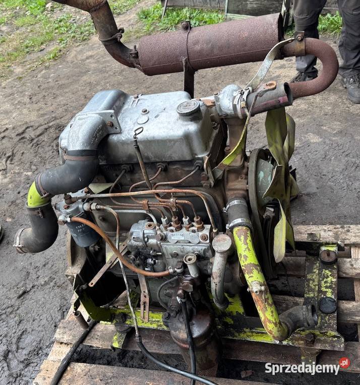 Silnik Mercedes OM3141 4 cylindry Kombajn Do kombajnów Zahajki