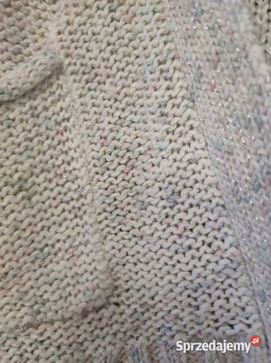 sweter z kieszeniami kardigan długi ciepły Swetry i golfy Kielce