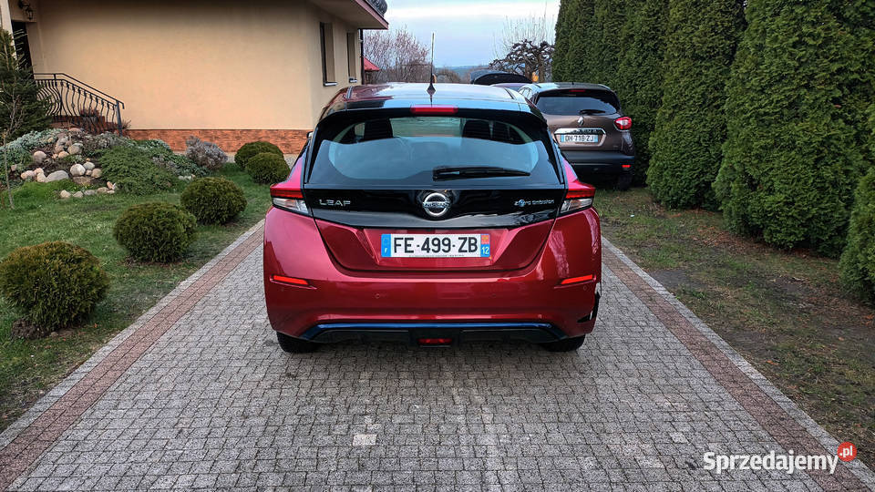 Nissan Leaf 2019 40kWh pompa ciepła kamera Kielce