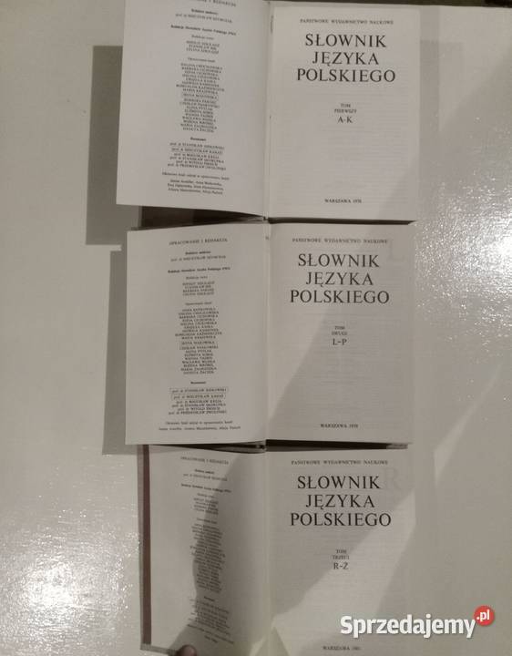 Słownik języka polskiego PRL 3 tomy Warszawa sprzedam