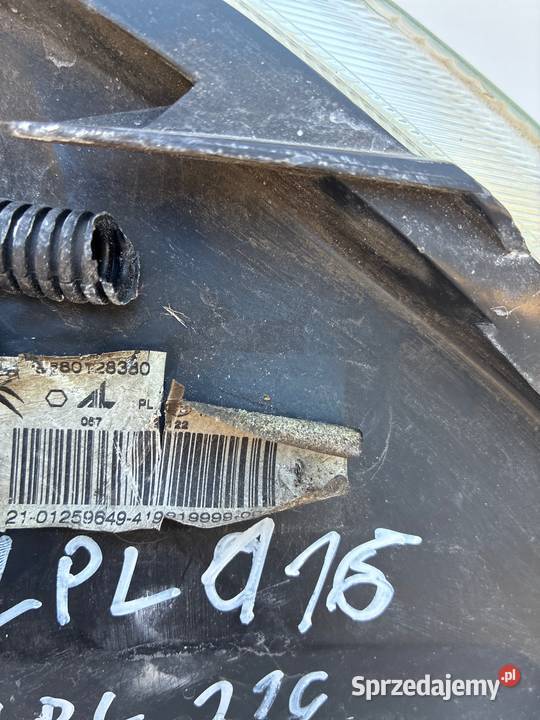 Citroen C2 9680128380 LAMPA PRZÓD PRZEDNIA LEWA Słowikowo sprzedam