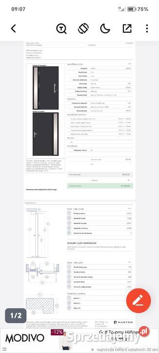 Sprzedam drzwi antywłamaniowe sprzedam